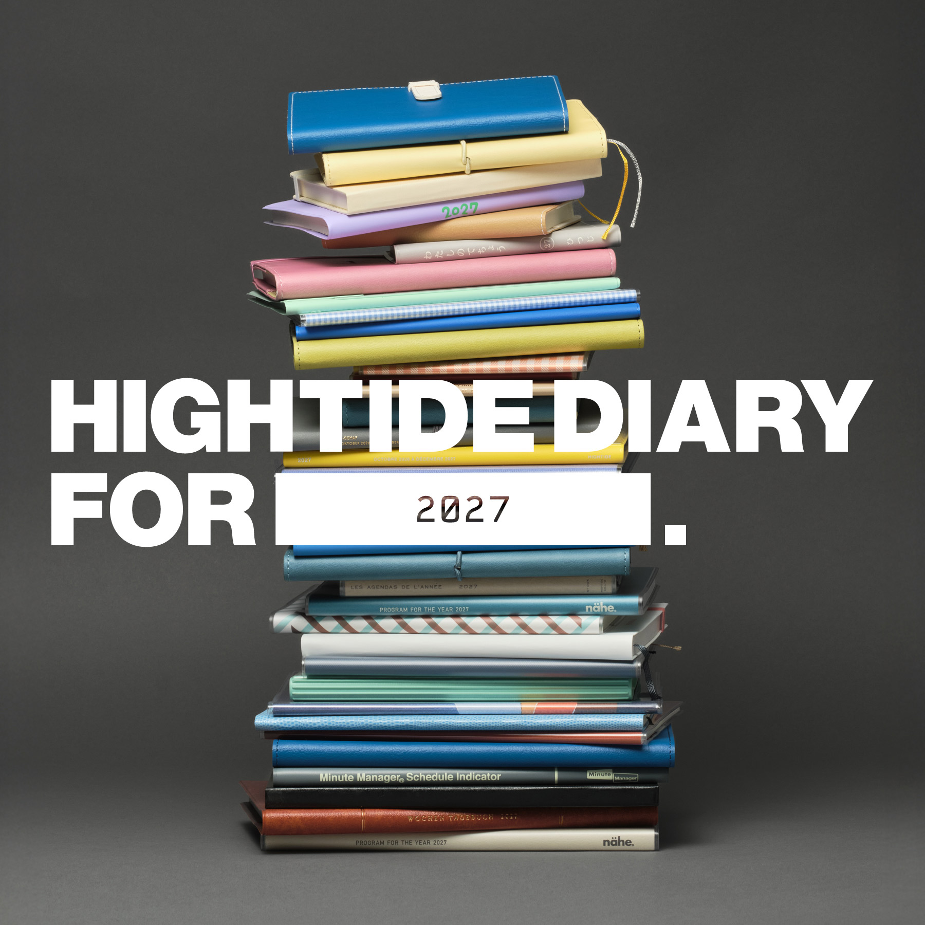 HIGHTIDE 2027年版手帳・スケジュール帳