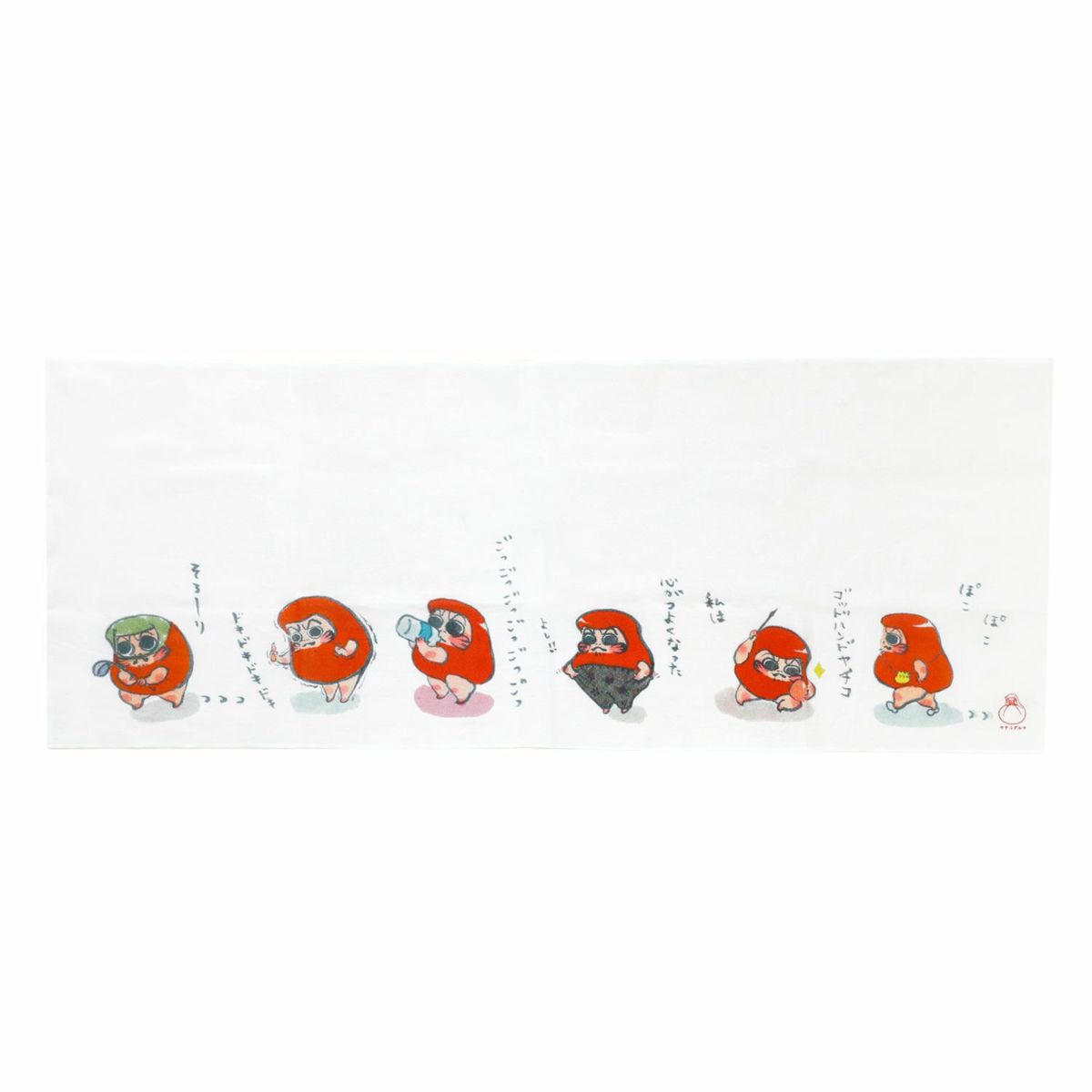 山響屋 ヤチコダルマ 手ぬぐいの画像