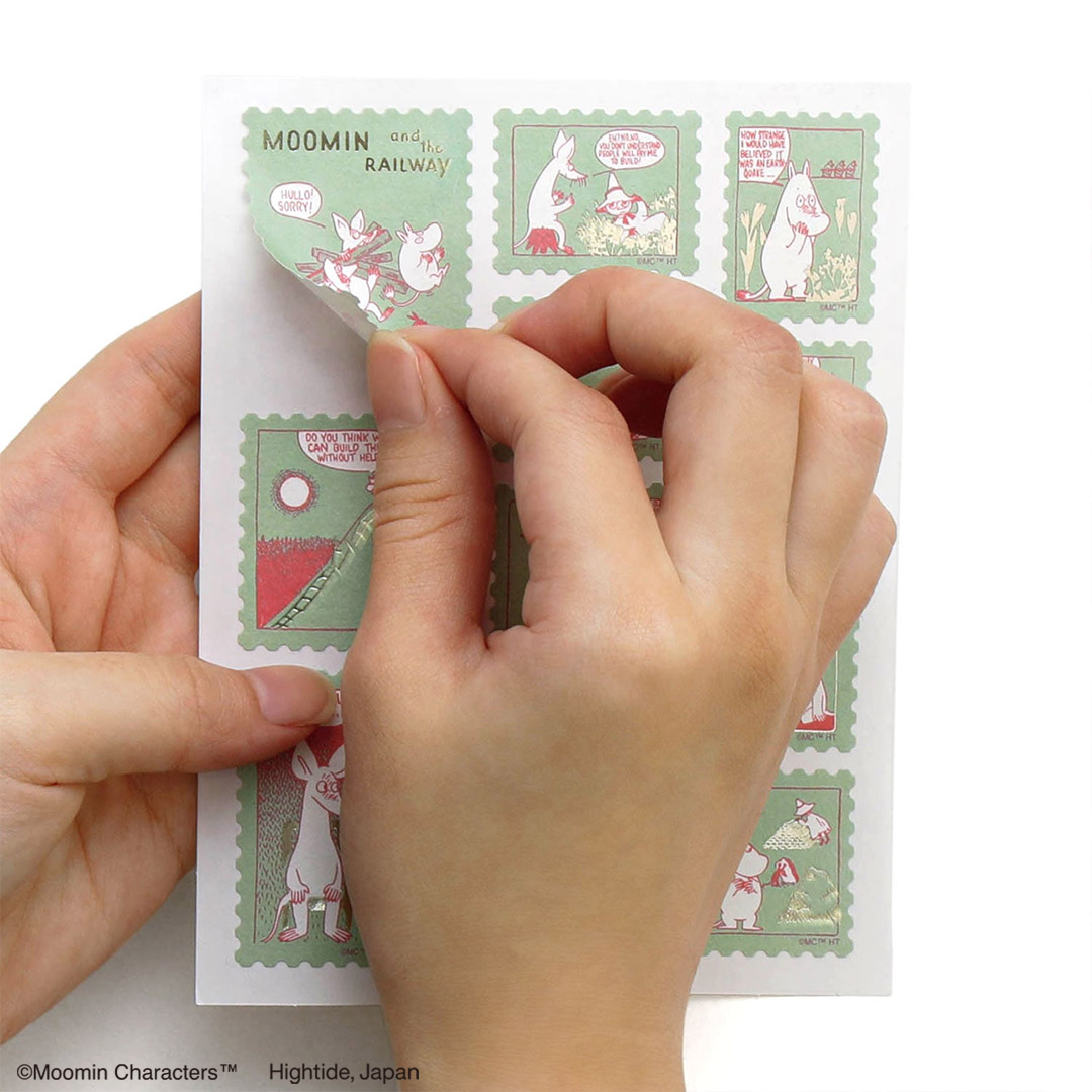 クラシックな雰囲気の「切手風シール」が〈MOOMIN〉より新発売
