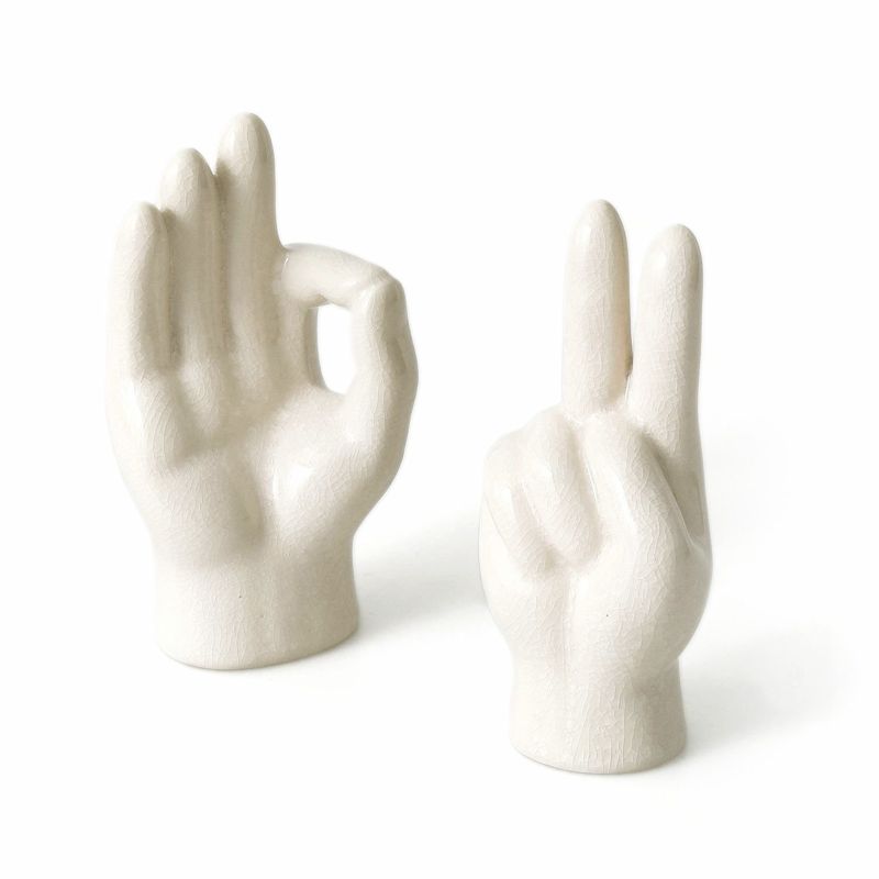  ポーセリン ハンドオブジェの画像