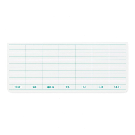 ペンコ スティッキーメモパッド ウィークリーの画像