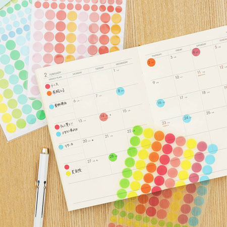 シースルードットステッカーの画像