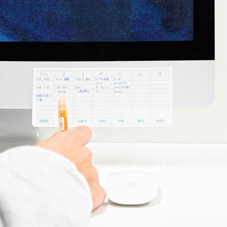 ペンコ スティッキーメモパッド ウィークリーの画像