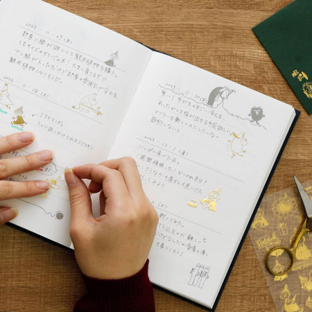 ムーミン 転写シールの画像