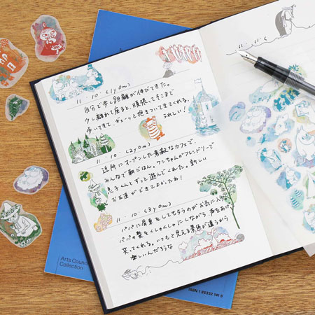 ムーミン カラー転写シールの画像