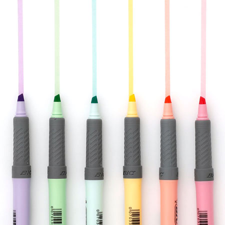 BIC  マーキングハイライターグリップ パステル の画像