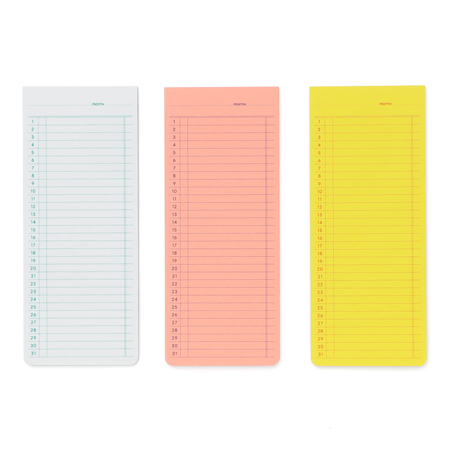 スティッキーメモパッド マンスリー Penco®の画像